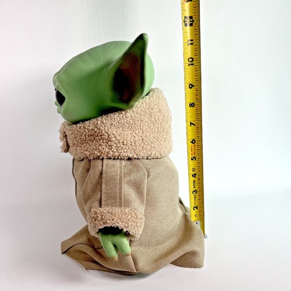 Baby Yoda #1 Grogu The Child Star Wars Mandalorian Doll Beanbag Bottom 11" Plush - Picture 8 of 16